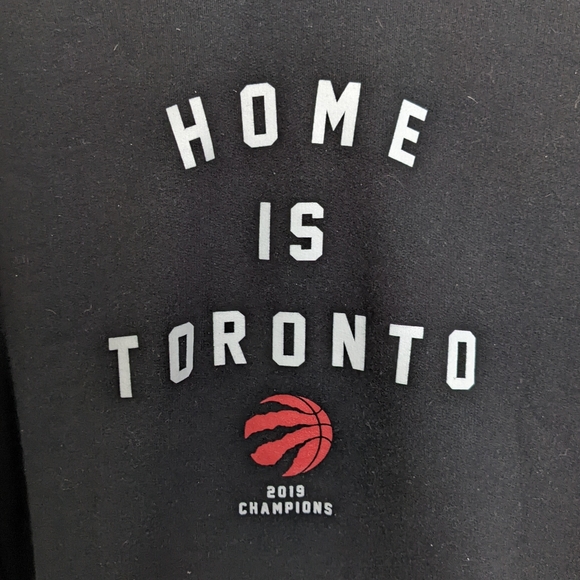 Peace Collective Home Is Toronto, NBA Raptors Hoodie, 2019 Champions - Picture 1 of 7